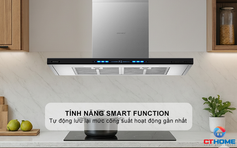 MÁY HÚT MÙI ÁP TƯỜNG GRANDX GX H90T78B NGANG 90CM GXH90T78B 7