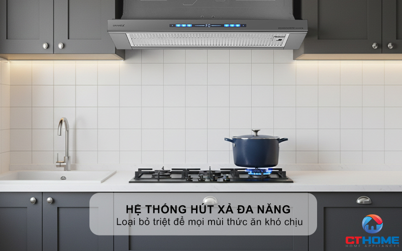 MÁY HÚT MÙI KÉO RÚT GRANDX GX H70F75G NGANG 70CM GXH70F75G 10