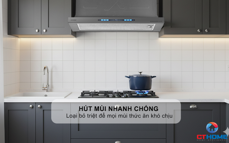 MÁY HÚT MÙI KÉO RÚT GRANDX GX H70F75G NGANG 70CM GXH70F75G 2