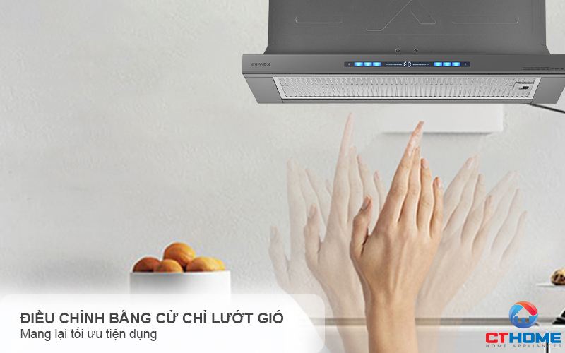 MÁY HÚT MÙI KÉO RÚT GRANDX GX H70F75G NGANG 70CM GXH70F75G 5