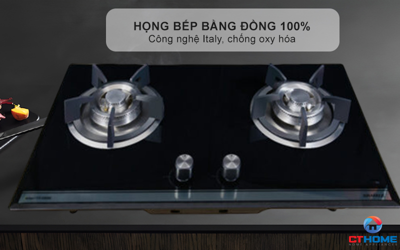 BẾP GA ÂM 2 VÙNG NẤU GRANDX GX GS288 GXGS288 6