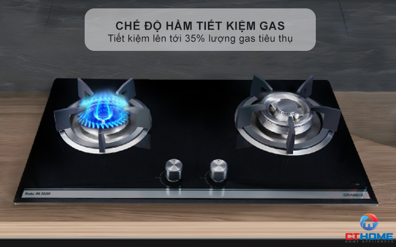 BẾP GA ÂM 2 VÙNG NẤU GRANDX GX GS288 GXGS288 7
