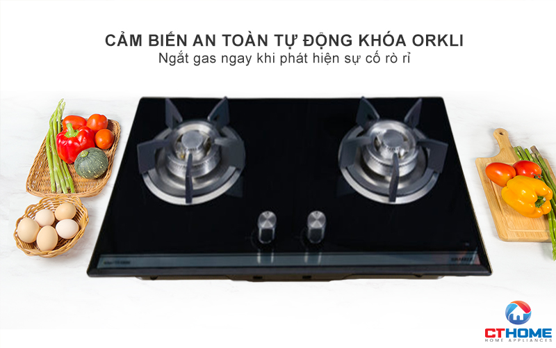 BẾP GA ÂM 2 VÙNG NẤU GRANDX GX GS288 GXGS288 8