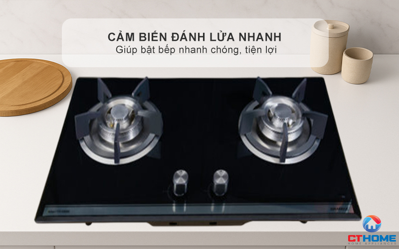 BẾP GA ÂM 2 VÙNG NẤU GRANDX GX GS288 GXGS288 9