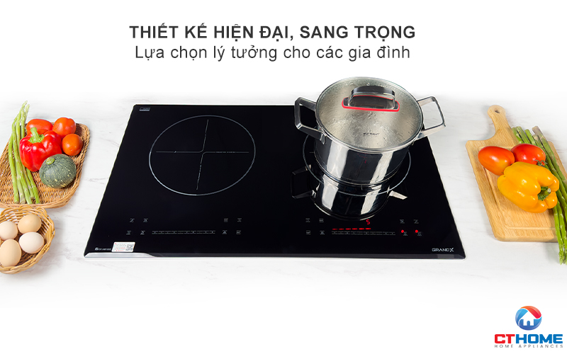 BẾP TỪ 2 VÙNG NẤU GRANDX SERIAL 6 GX IH615SE GXIH615SE 1