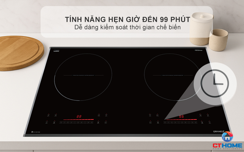 BẾP TỪ 2 VÙNG NẤU GRANDX SERIAL 6 GX IH615SE GXIH615SE 13