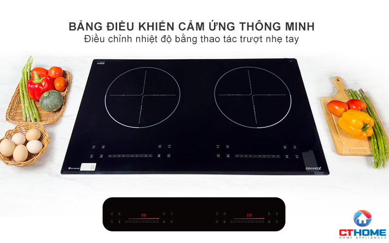 BẾP TỪ 2 VÙNG NẤU GRANDX SERIAL 6 GX IH615SE GXIH615SE 4