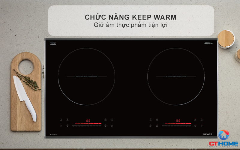 BẾP TỪ 2 VÙNG NẤU GRANDX SERIAL 6 GX IH615SE GXIH615SE 9