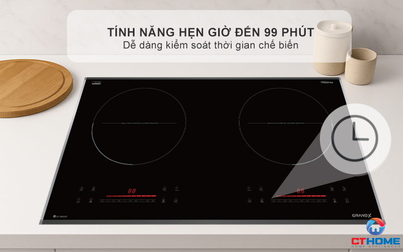 BẾP TỪ 2 VÙNG NẤU GRANDX SERIAL 6 GX IH686SE GXIH686SE 13