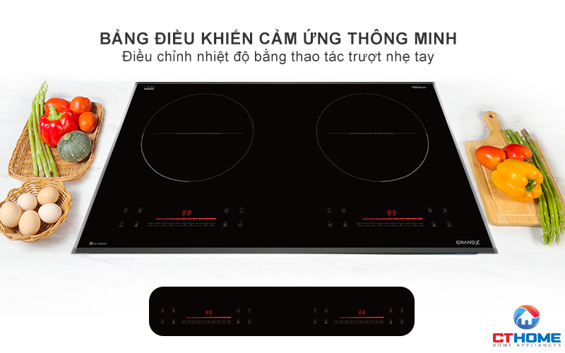 BẾP TỪ 2 VÙNG NẤU GRANDX SERIAL 6 GX IH686SE GXIH686SE 4