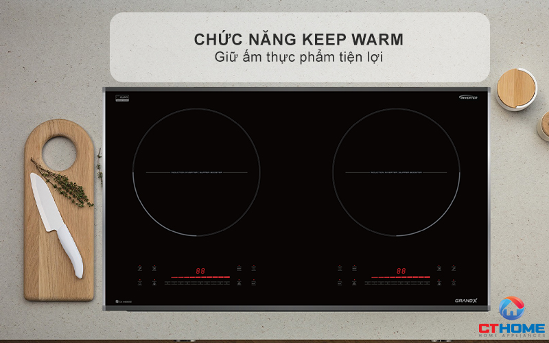 BẾP TỪ 2 VÙNG NẤU GRANDX SERIAL 6 GX IH686SE GXIH686SE 9