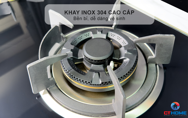 BẾP GA ÂM 2 VÙNG NẤU GRANDX GX GS286 GXGS286 4