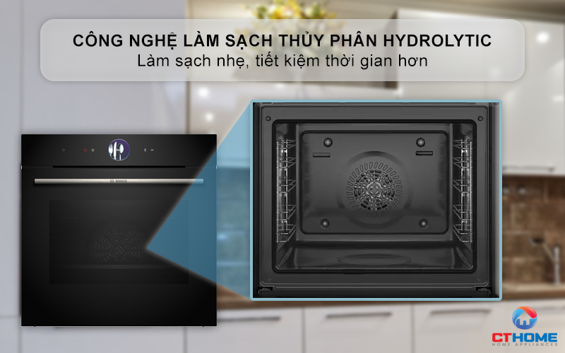 LÒ NƯỚNG ÂM TỦ BOSCH HBG7361B1 SERIE 8 MÀU ĐEN 71 LÍT 5