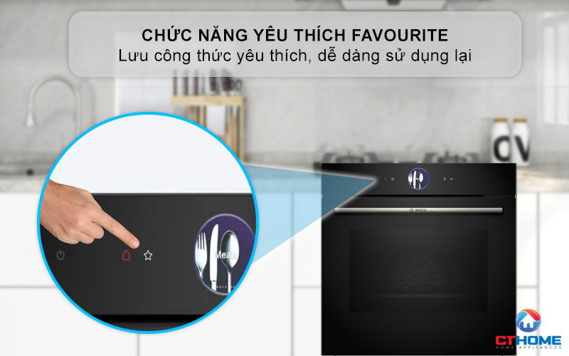 LÒ NƯỚNG ÂM TỦ BOSCH HBG7361B1 SERIE 8 MÀU ĐEN 71 LÍT 9