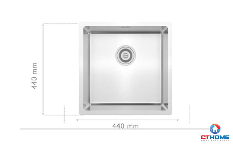 CHẬU RỬA CHÉN BÁT KONOX TARI 400SM FULL TARI400SMFULL 4