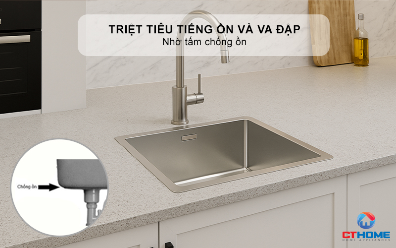 CHẬU RỬA CHÉN BÁT KONOX TARI 400SM FULL TARI400SMFULL 7