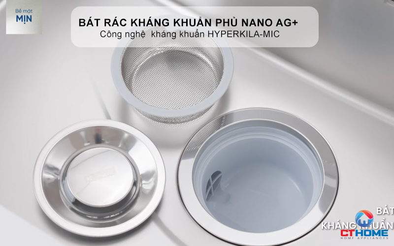CHẬU RỬA CHÉN BÁT KONOX TARI 500SM FULL TARI500SMFULL 10