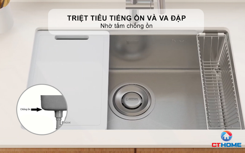 CHẬU RỬA CHÉN BÁT KONOX TARI 7648SM TARI7648SM 7