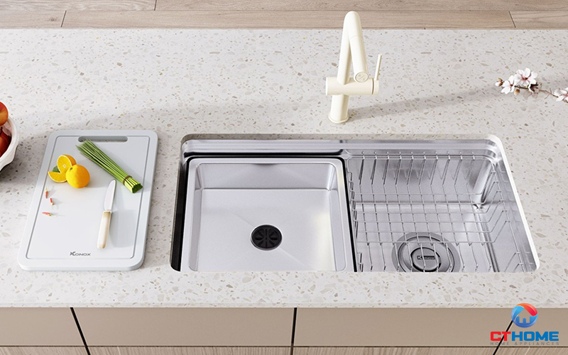 CHẬU RỬA CHÉN BÁT KONOX TARI 780SM TARI780SM 1