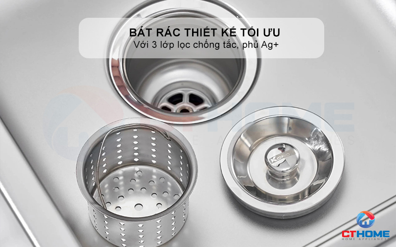 CHẬU RỬA BÁT LẮP ÂM 2 HỐ CÂN R50 TARI 7846DU PHONG CÁCH NHẬT 7