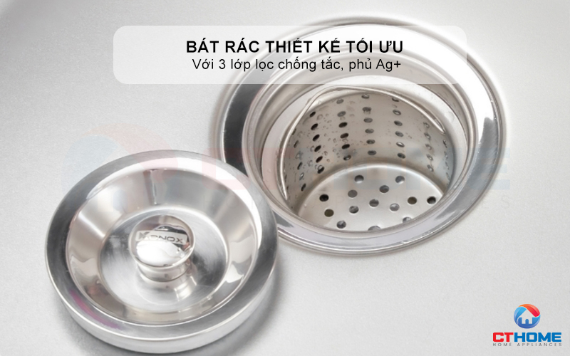 CHẬU RỬA BÁT LẮP ÂM 2 HỐ LỆCH R50 TARI 8246DU 7