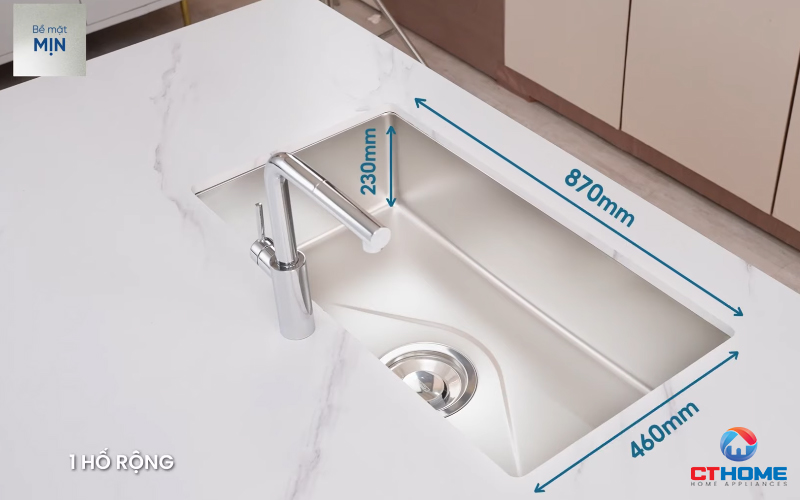 CHẬU RỬA CHÉN BÁT KONOX TARI 870SM TARI870SM 4