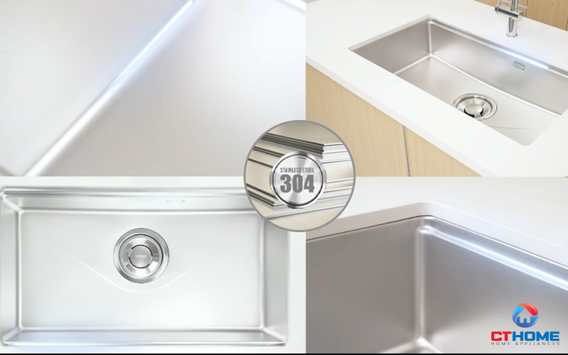 CHẬU RỬA CHÉN BÁT KONOX TARI 8748SM FULL  TARI8748SMFULL 2