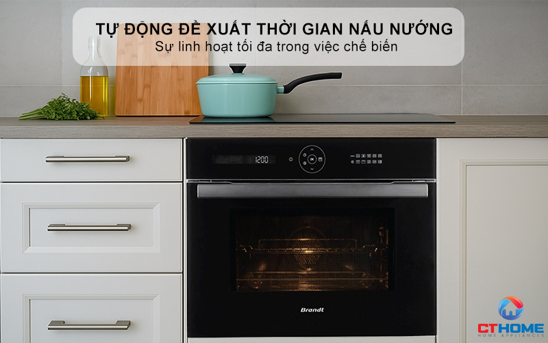 Chức năng tự động đề xuất thời gian nấu nướng thông minh