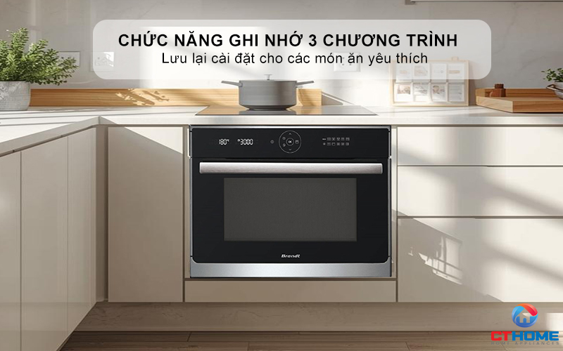 Chế độ ghi nhớ 3 công thức nấu ăn thường xuyên