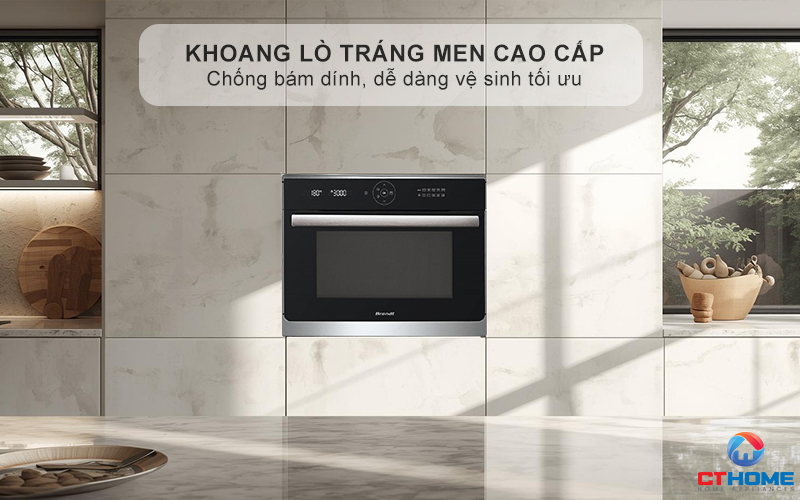 Chất liệu khoang lò tráng men - 3 tầng kệ