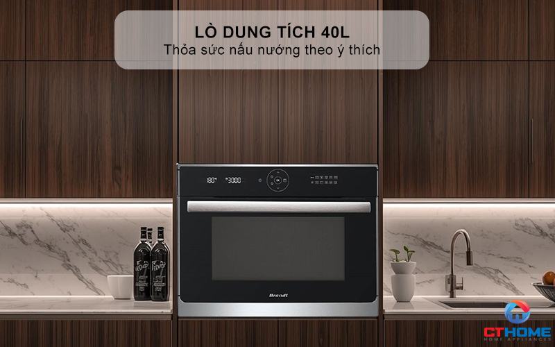 Dung tích 40L thỏa sức nấu nướng theo ý thích