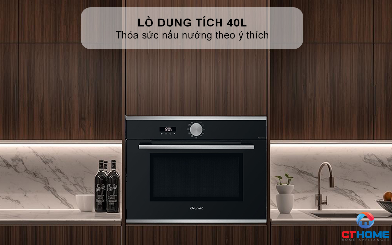Dung tích 40L thỏa sức nấu nướng theo ý thích