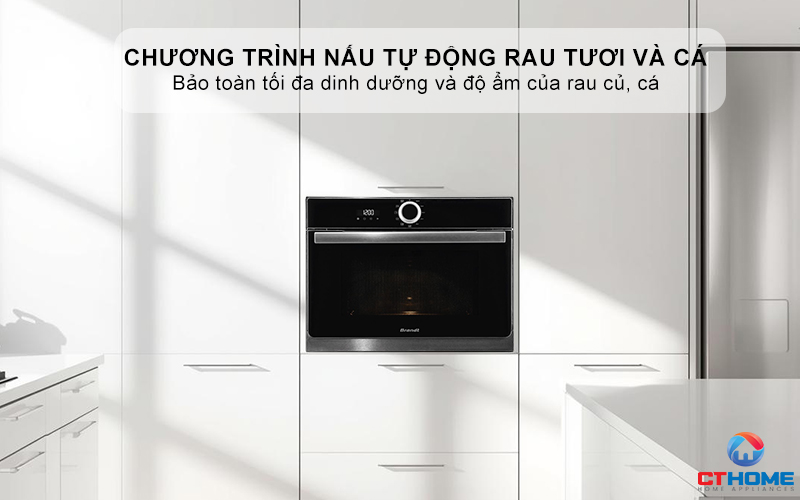 Chương trình nấu tự động rau tươi và cá