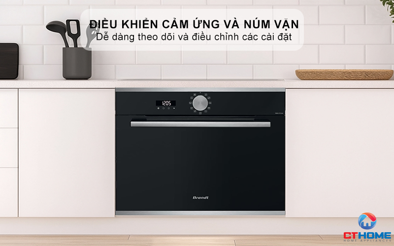 Bảng điều khiển cảm ứng kết hợp núm vặn thông minh