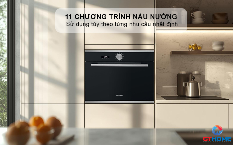 11 chương trình nấu nướng, sử dụng tùy theo từng nhu cầu nhất định