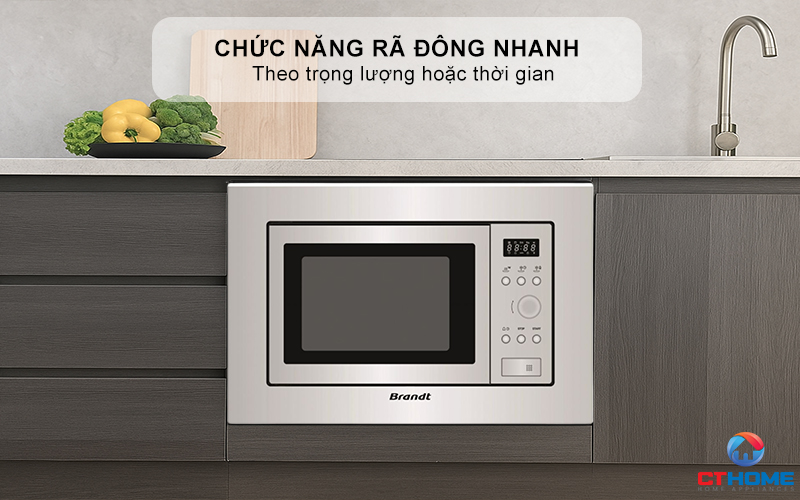 Chức năng rã đông nhanh theo trọng lượng hoặc thời gian, giảm thời gian chờ đợi 