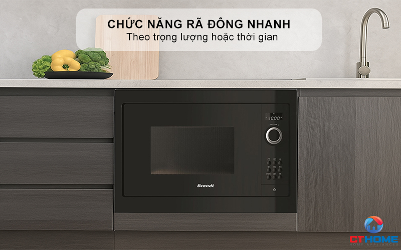 Chức năng rã đông nhanh theo trọng lượng hoặc thời gian, giảm thời gian chờ đợi 