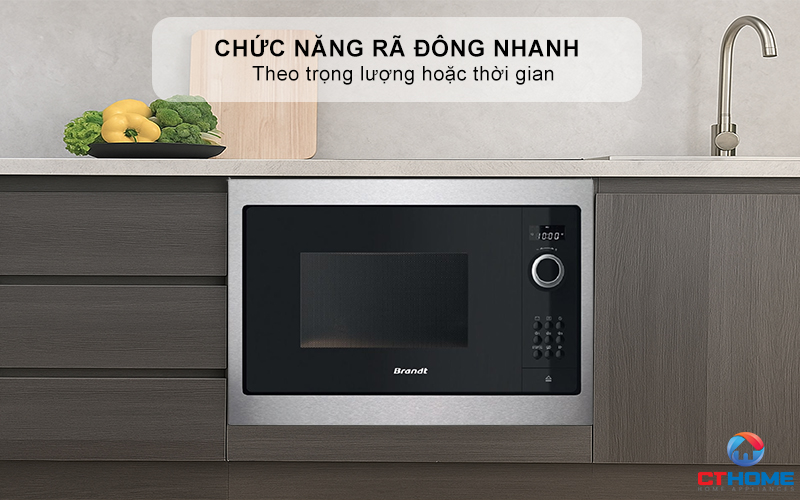 Chức năng rã đông nhanh theo trọng lượng hoặc thời gian, giảm thời gian chờ đợi 