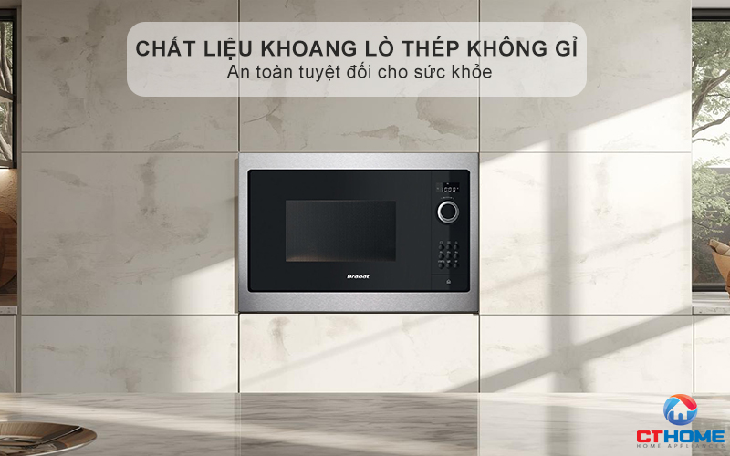 Chất liệu khoang lò thép không gỉ - An toàn tuyệt đối cho sức khỏe