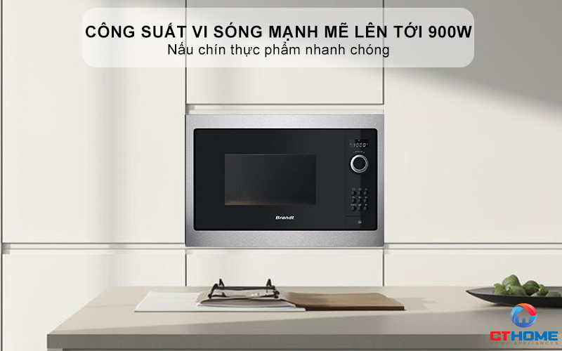 Công suất vi sóng mạnh mẽ lên tới 900W và rã đông 150W