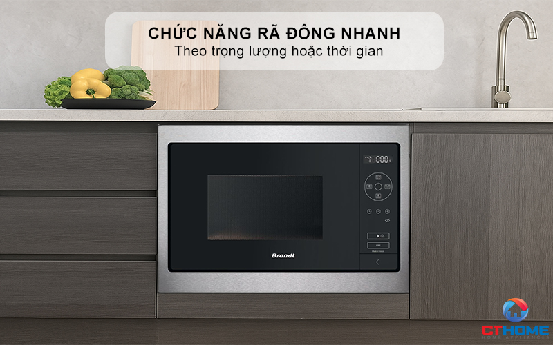 Chức năng rã đông nhanh theo trọng lượng hoặc thời gian, giảm thời gian chờ đợi 
