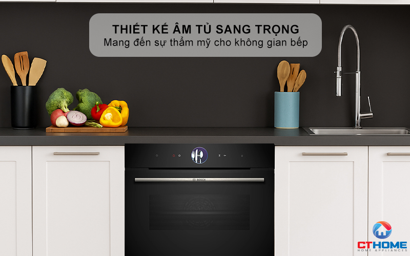 LÒ NƯỚNG KÈM HẤP ÂM TỦ BOSCH CSG7364B1 SERIES 8 MÀU ĐEN 1