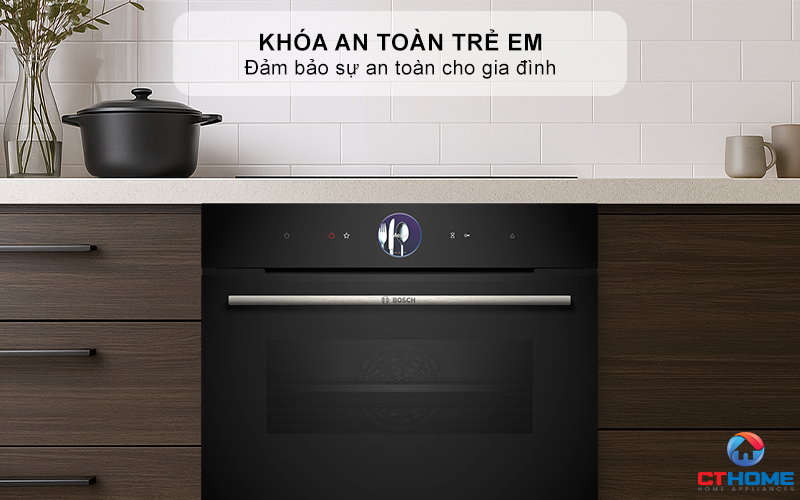 LÒ NƯỚNG KÈM HẤP ÂM TỦ BOSCH CSG7364B1 SERIES 8 MÀU ĐEN 14