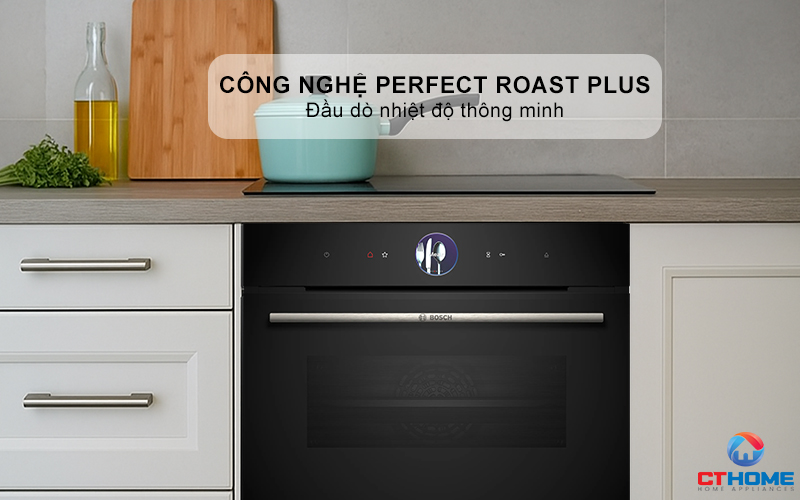 LÒ NƯỚNG KÈM HẤP ÂM TỦ BOSCH CSG7364B1 SERIES 8 MÀU ĐEN 9