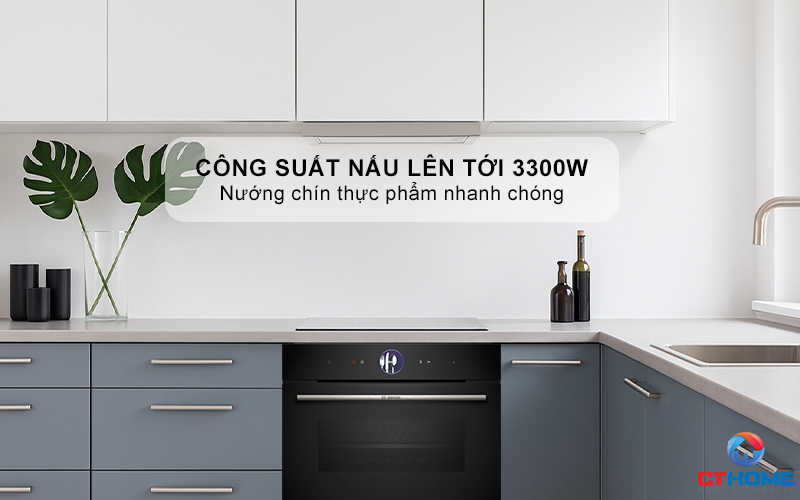 LÒ NƯỚNG KÈM HẤP ÂM TỦ BOSCH CSG7364B1 SERIES 8 MÀU ĐEN 3