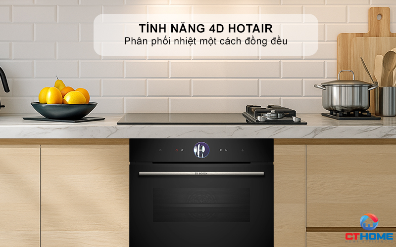 LÒ NƯỚNG KÈM HẤP ÂM TỦ BOSCH CSG7364B1 SERIES 8 MÀU ĐEN 7