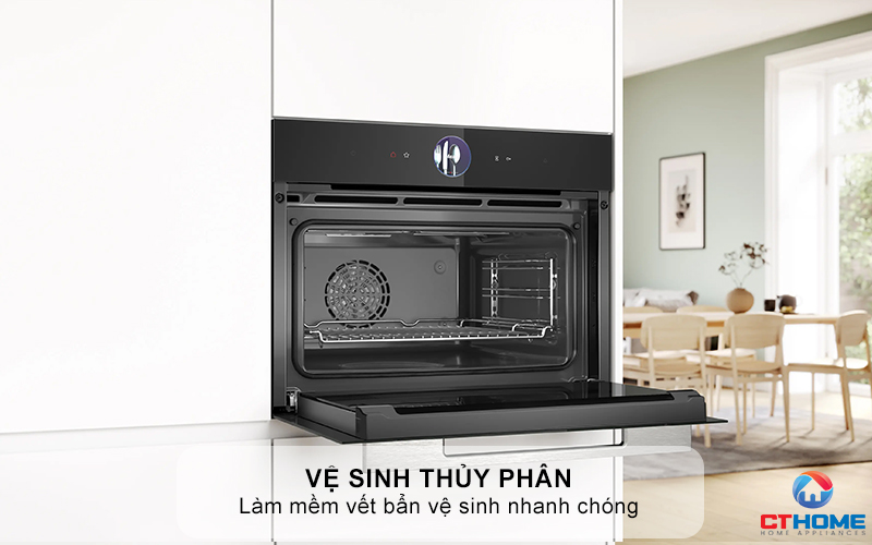 LÒ NƯỚNG KÈM HẤP ÂM TỦ BOSCH CSG7364B1 SERIES 8 MÀU ĐEN 12