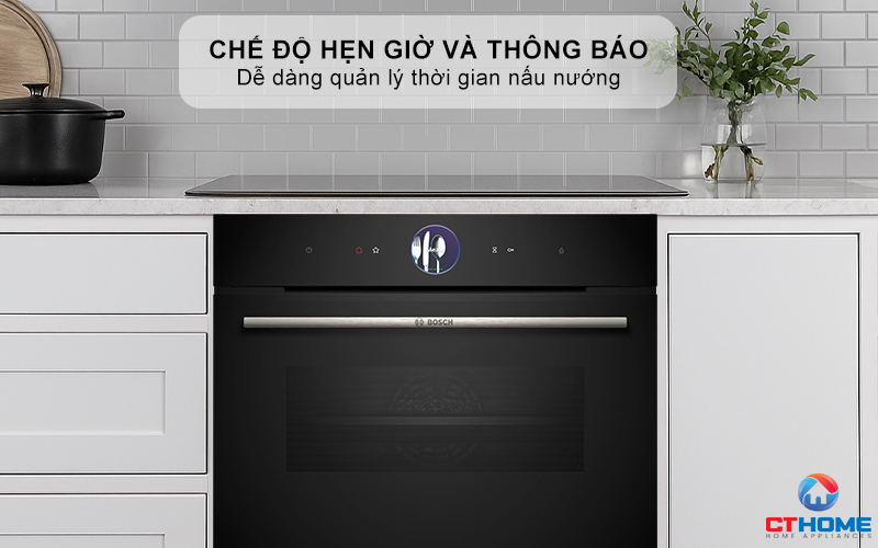 LÒ NƯỚNG KÈM HẤP ÂM TỦ BOSCH CSG7364B1 SERIES 8 MÀU ĐEN 13