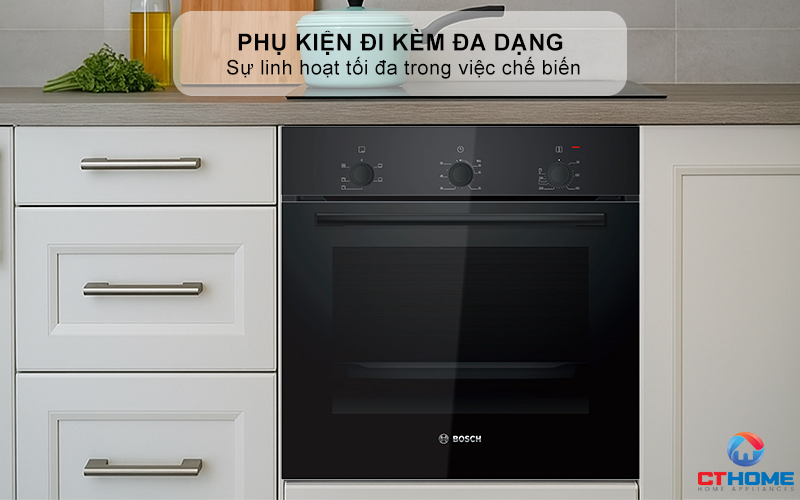 LÒ NƯỚNG ÂM TỦ BOSCH HBF011BA1T SERIES 2 71L MÀU ĐEN 10