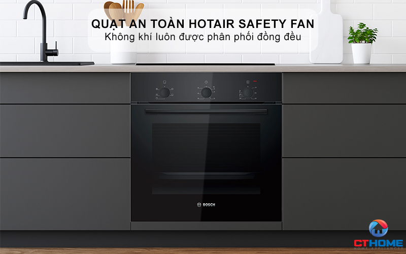LÒ NƯỚNG ÂM TỦ BOSCH HBF011BA1T SERIES 2 71L MÀU ĐEN 7